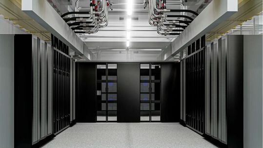 Très chic: Das innere des „Megamod-HDX“-Rechnerraums. (Bild:  Vertiv)