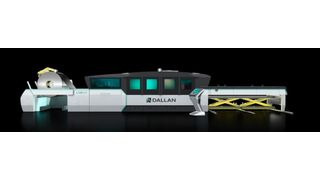 Die Coil-Laserschneidmaschine LXN Revolution von Dallan. (Dallan)