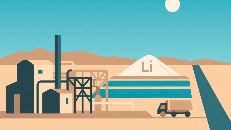 Lithium ist einer der kritischen Rohstoffe für die deutsche Industrie.(Bild:  Dall-E / KI-generiert)
