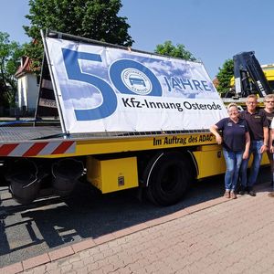 Der Vorstand der Osteroder (von links): Obermeisterin Svenja Fricke, Kassenwart Lars Fröhlich, Lehrlingswart Alexander Riedel, Schriftführer Kai-Niclas Haas und stellvertretender Obermeister Holger Washausen. (Bild:  Zietz - VCG)