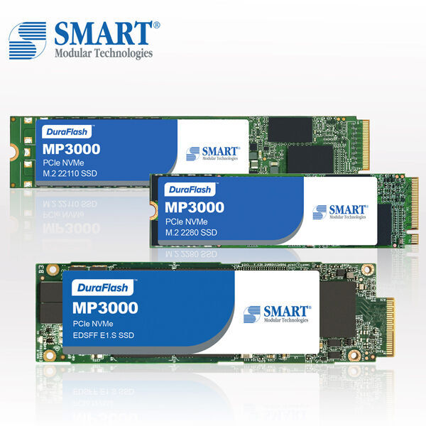 SMART Modular bietet seine neuen PCIe-NVMe-SSDs in drei verschiedenen Formfaktoren an.