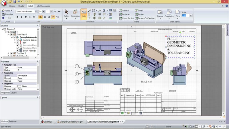 DesignSpark Mechanical Drawing: Kostenpflichtiges Zusatzmodul für Designspark Mechanical (Bild: RS Components)