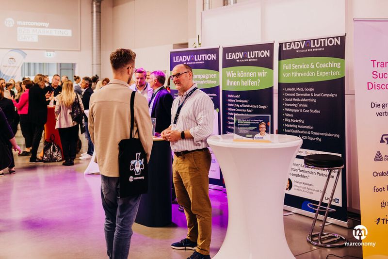 Impressionen der marconomy B2B Marketing Days 2023 (Bild: www.bkfotofilm.de – marconomy)