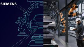 Virtual Manufacturing Engineering 
vereint die digitale und die reale Welt: Produktionslinien werden virtuell 
geplant, simuliert und validiert, bevor 
sie physisch in Betrieb gehen. (Bild: Siemens)