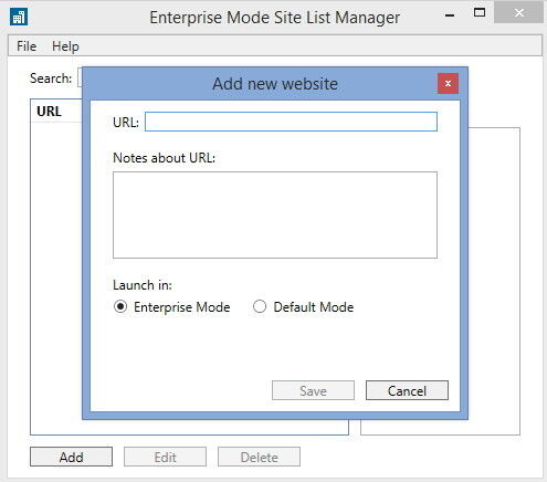 Microsoft stellt ein Tool zur Verfügung, mit dem Administratoren den Enterprise-Modus steuern. Die dazu notwendigen Dateien werden mit Gruppenrichtlinien verteilt. (Bild: VBM)