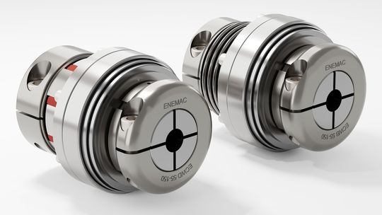 Die Sicherheitskupplungen ECWB und ECWD werden aus Edelstahl gefertigt. (Bild:  Enemac)