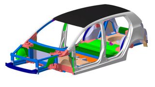 Die neue Voll-Aluminium-Karosserie von Hydro und der Fka wiegt nur 199 Kilogramm. (Hydro)