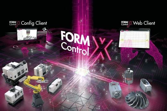 Highlight auf der AMB: Mit der neuen Messsoftware «FormControl X» von Blum können Zerspanungsprozesse schnell und prozesssicher automatisiert werden, was sich 1:1 in der Produktivität und in der Qualität der gefertigten Werkstücke widerspiegelt.(Bild:  Blum-Novotest)