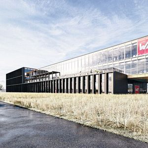 Bild 3:  Kurz vor Fertigstellung befindet sich das neue US-Headquarter in Watertown, South Dakota.(Bild:  Würth Elektronik)