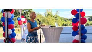 Geschäftsführerin Claudia Gläser zeichnete den Werdegang auf vom kleinen Mittelständler aus dem Schwarzwald hin zu einem internationalen Unternehmen.  (Bild: Gläser Group)