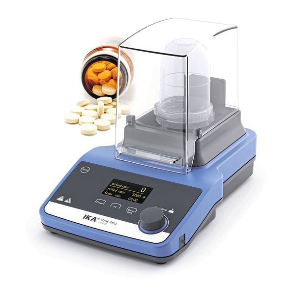 Die Tube Mill 100 control von IKA ist als Schneid-/Schlagmühle und Pulvermischer einsetzbar.  (Bild: IKA)