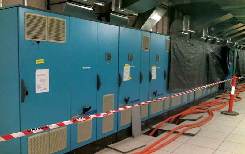 FIG. 2: Liquid cooled drives for efficient heat abstraction of electrical rooms (Picture: Schneider Electric Industries)