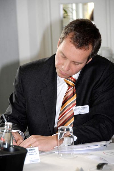 Dr. Pablo Mentzinis (Bereichsleiter Public Sector im Bundesverband Informationswirtschaft, Telekommuikation und Neue Medien, BITKOM) bezog Stellung zur „IT-Steuerung im Bundesstaat“ (Archiv: Vogel Business Media)