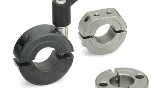 Für Anwendungen, die häufiges und werkzeugloses Repositionen des Stellrings erfordern, stellt Ganter wahlweise eine Ausführung mit Exzenter- oder Klemmhebel bereit. (Ganter)