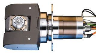 Die Motorspindel befindet sich direkt im Fräskopf. Bild: Kessler (Archiv: Vogel Business Media)