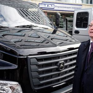 Wadim Sorokin ist Präsident und Geschäftsführer der GAZ Group. „Wir fertigen an insgesamt 13 Standorten mit über 44.000 Mitarbeitern“, verweist er auf die Größe des Unternehmens. Zählt man alle artverwandten und verbundenen Unternehmen mit, sind es mehr als 400.000 Mitarbeiter.(Foto:  Thomas Günnel)