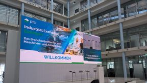 Blick auf die Bühne kurz vor dem Start der PTC Industrial Exchange 2026. (Bild: WIN/M. Ehrhardt)