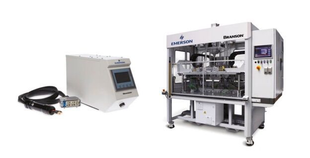 Unique PulseStaking technology in the Branson GPX platform from Emerson enables manufacturers to join complex, delicate and heat-sensitive components to plastic moldings with superior aesthetics and reduced energy use. (Source: Branson)