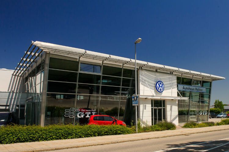 VW-Showroom am Standort Mühldorf. (Foto: Ostermaier)