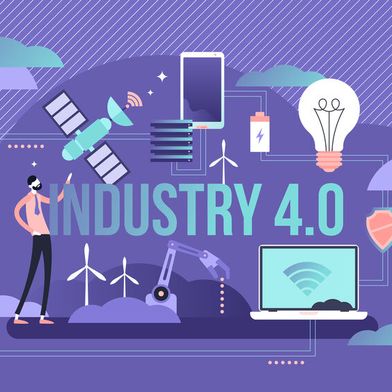 Industrie 4.0 liefert die Grundbausteine für die tiefgreifenden Veränderungen in der Wertschöpfung.  (Bild: © VectorMine - stock.adobe.com)