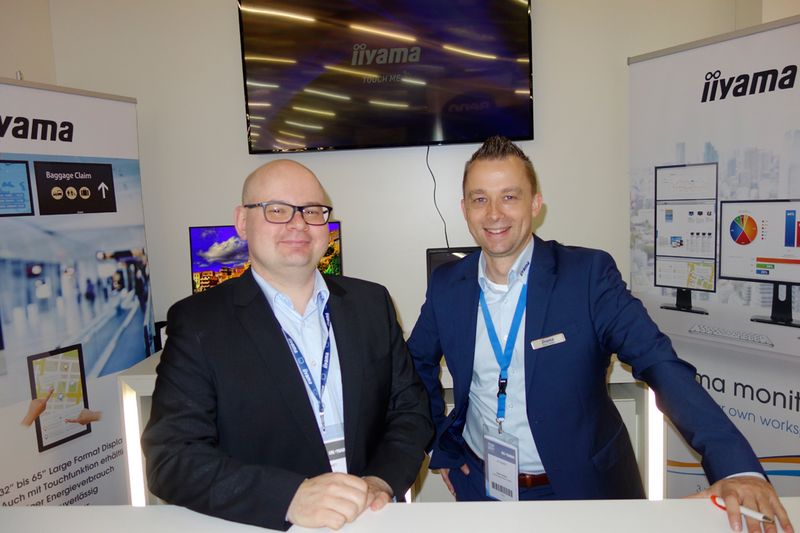 (l.) Oliver Seeger und Swen Heiber, iiyama. (Bild: IT-BUSINESS)