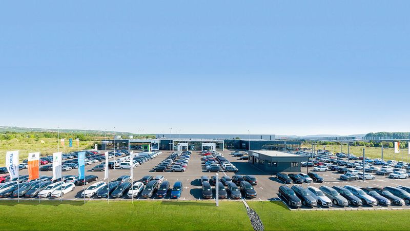 ... ist Teil des „Auto-Campus“ am Autobahndreieck Nahetal in Bingen. (Bild: Scherer-Gruppe)