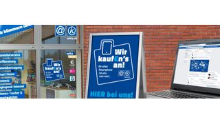 Mit dem Service „Aetka Hardware Ankauf“ soll der Ankauf von gebrauchten Smartphones an der Ladentheke für Reseller besonders unkompliziert sein. (Aetka)