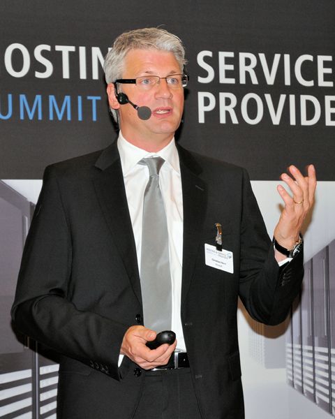 Christian Nern, Vertriebsleiter Lösungspartner und Cloud Services bei Microsoft, analysierte den Hosting-Markt. (Archiv: Vogel Business Media)