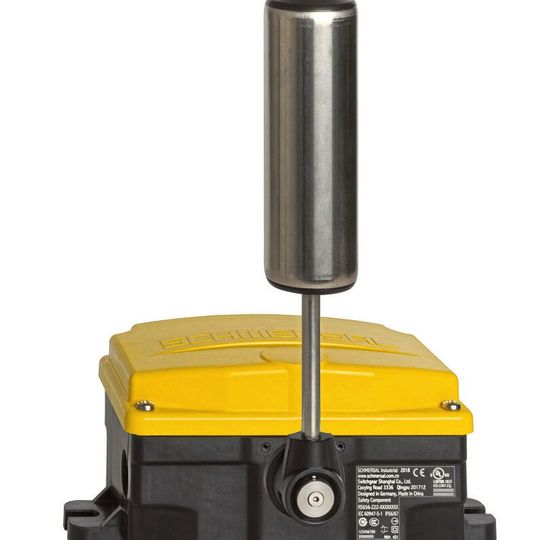 Der neue Heavy Duty Switch (HDS): Auf einer Plattform wurden verschiedene Funktionen integriert, sodass der HDS für unterschiedlichste Anwendungen geeignet ist.(Bild:  Schmersal/Andreas Fischer Wuppertal)