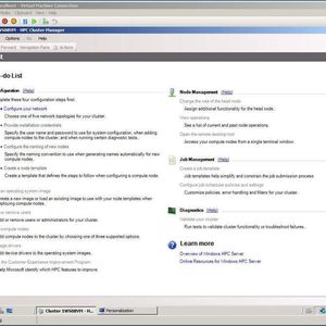 Nach der Installation des HPC-Packs führt eine To-Do-Liste durch die notwendigen Konfigurationsschritte.