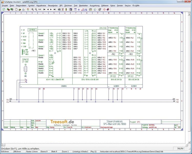 Auf Knopfdruck erhält der Anwender Klemmen-, Kabel- und Kabelübersichtspläne sowie Verdrahtungs-, SPS-Belegungs-, Produktions-, Bestell- und Ersatzteil-Listen. (Bild: Treesoft)