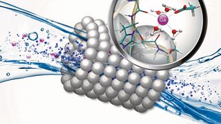 Spezielle Peptidverbindungen in Form eines Filters agieren als biologische Angel, um Gallium aus Industrieabwässern herauszulösen. (Bild: HZDR/Sahneweiß)