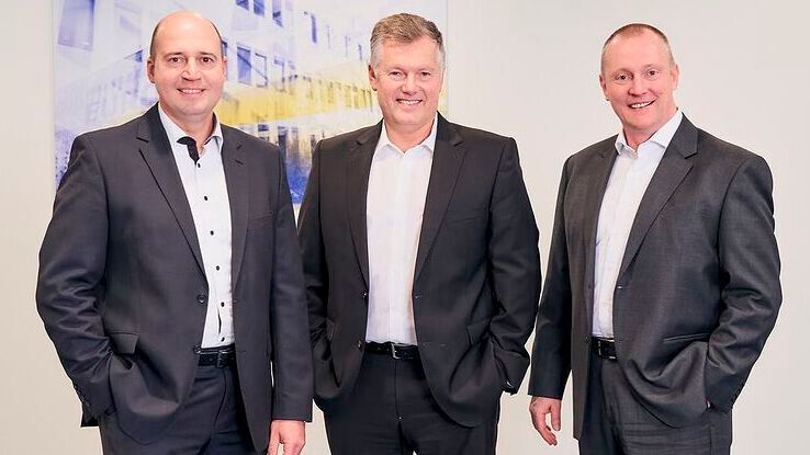 Der Eurogarant Vorstand freut sich auf die persönliche Begenung: (v. l.) Guido Kalter, Thorsten Fiedler und Peter Börner.