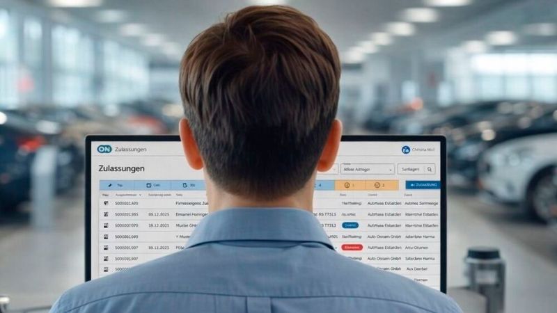 Zwischen Silver-DAT und dem Kroschke-Zulassungsportal On gibt es jetzt die Möglichkeit einer direkten Datenübernahme per Schnittstelle.(Bild:  Kroschke)