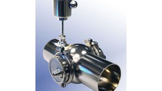 Die Hygiene-Inline-Messzelle mit integrierter Temperaturerfassung wird unter anderem von der Nahrungsmittelindustrie eingesetzt, um durch regelmäßige Kontrollen die hohen Standards der Lebensmittel-Hygieneverordnung zu erfüllen. (Bild: Promtec)