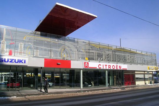 Die Firmenzentrale von Salis & Braunstein in Graz. Mehrmarkenbetriebe in Österreich haben es einfacher als in Deutschland, weil die Standards der einzelnen Hersteller und Importeure nicht so umfangreich sind. (Archiv: Vogel Business Media)