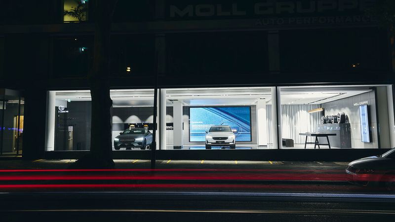 Die Polestar-Spaces dienen allerdings nicht als klassische Vertriebsstützpunkte. (Bild: Polestar)