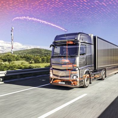 Bild 2:  Aumovio stellt das Software-definierte Nutzfahrzeug in den Mittelpunkt seines Messeauftritts. (Bild: Aumovio)
