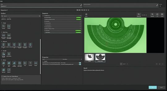Dank des No-Code-Editors für Prüfsequenzen lassen sich mit «Digiinov Inspect» Vision-Anwendungen schneller industrialisieren und Maschinenstillstandszeiten spürbar reduzieren.(Bild: Digiinov)