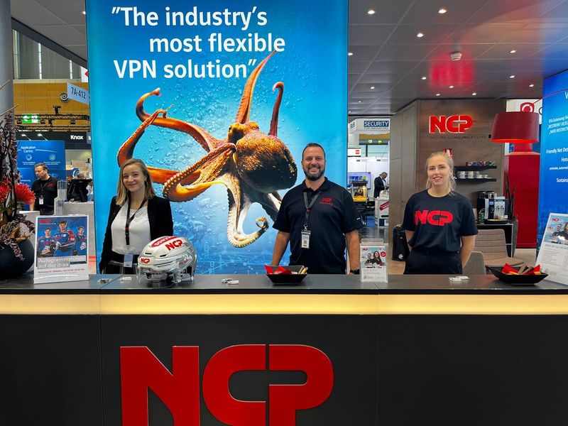 Mit Tiefgang ging es bei Bernd Nüßlein, NCP, und seinen Kolleginnen zu. (Bild: Vogel IT-Medien GmbH)