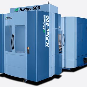 Premiere auf der EMO: das neue Horizontal-Bearbeitungszentrum H.Plus-500 von Matsuura.