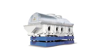 Der Fließbetttrockner Dryon verspricht eine produktschonende Trocknung durch das Wirbelschichtprinzip. (Bild: Binder+Co)