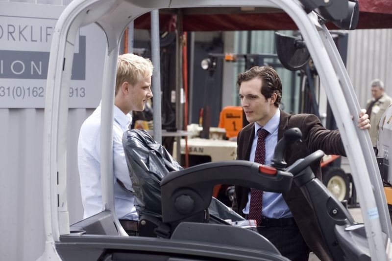 Auf der Resale stets gefragt: Gebrauchte Gabelstapler. Bild: Hess GmbH (Archiv: Vogel Business Media)