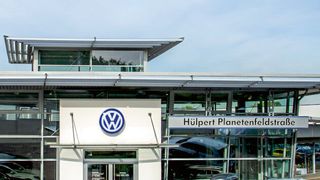 Auch in der Dortmunder Planetenfeldstraße ist Hülpert mit einem großen VW-Betrieb vertreten. (Bild: Hülpert)
