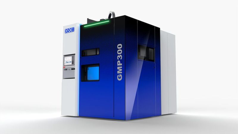Mit der Entwicklung der Liquid Metal Printing Maschine «GMP300» öffnet Grob ein weiteres Innovationsfeld. Die additive Fertigung ergänzt klassische Zerspanung und Serienproduktion – insbesondere für Funktionsbauteile, Prototypen und neue Werkstoffe. (Bild: Grob-Werke GmbH & Co. KG)