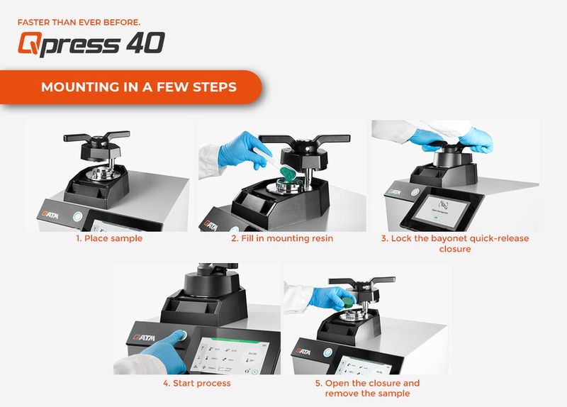 Gewinner Kategorie Labor- & Analysentechnik: ATM Qness GmbH mit der Innovation Warmeinbettpresse Qpress 40 (Bild: ATM Qness GmbH)