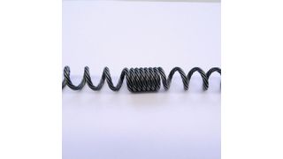 Mehrdrahtfeder mit unterschiedlicher Steigung. (Röhrs)