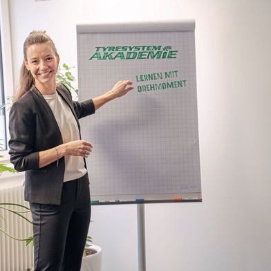 Die neue Leiterin Kathrin Auber hat sich für die Tyresystem Akademie viel vorgenommen. (Bild: TyreSystem)