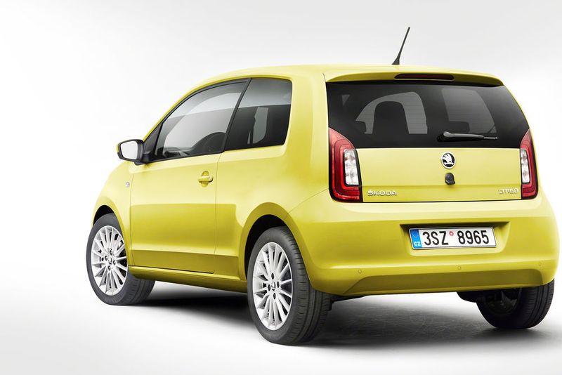 In der Heckansicht bleibt der Citigo nahezu unverändert. (Skoda)
