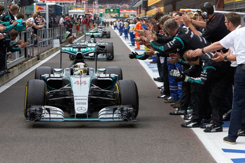 Rückblick auf eine erfolgreiche Formel-1-Saison für Mercedes AMG Petronas und EBM-Papst. (Bild: Daimler)